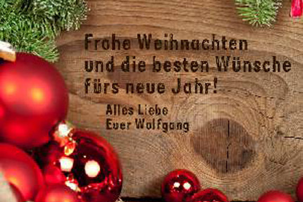 Frohe Weihnachten