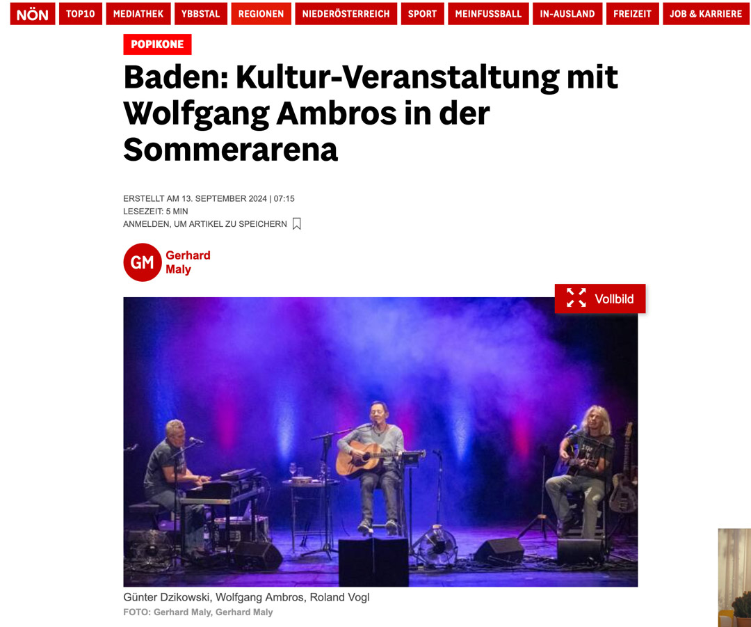 Bericht Konzert Baden